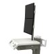 Ergotron M171-1101-100000-1-1 Mosaic LCD Dual Stack Cart, AC Power