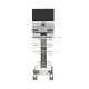 Ergotron M241-1101-100000-1-1 Mosaic LCD Cart with HD Riser, DC Power