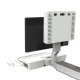 Ergotron 85-049-030 CareFit Combo CPU & Power Brick Holder, Riser Mount