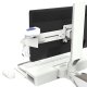 Ergotron 98-844-251 Side-Mount Corded Scanner Bracket, VESA Attach