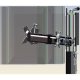Side view of Ergotech 900-F16-B04 Apex Single Tiered Quad Horizontal Expandable LCD Monitor Mount