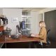 Inused image of Ergotron 24-259-026 WorkFit-A Single LD LCD Monitor up to 24" Sit-Stand Workstation (polished aluminum/black)