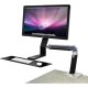 Ergotron 24-260-026 WorkFit-A Single HD LCD Monitor up to 30" Sit-Stand Workstation (polished aluminum/black)