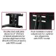 Peerless PSTK-028 or PSTK-028-W Short Throw Projector Mount Arm up to 50 lbs