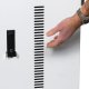 Doors, side panels, and inner divider are ventilated to keep air moving throughout the enclosure so devices stay cool. 