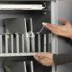 Bays measure 7/8"w x 8.5"h x 10.5"d to hold most common devices, with or without a case. Each storage bay is numbered 1-20 so you can see at a glance which devices are docked and which are in use. Metal bays are made of 16-gauge steel with a durable baked-on powder-coat finish