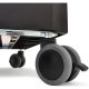 Casters of Ergotron 24-246-085 PS Laptop Management Cart with PowerShuttle Technology Black 