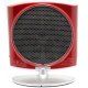 Back View of Humanscale Zon Personal Air Purifier in Red