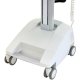 Base of Ergotron SV32-6161-1 StyleView PHD Healthcare Notebook Cart with 6 Drawers and Powered (white/grey)