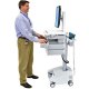 Inused image of Ergotron SV32-6321-1 StyleView PHD Healthcare LCD Cart with 2 Drawers and Powered (white/grey)