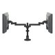 Innovtaive 9124-S-12 EURO Series Side By Side Arm has Independent monitor movement