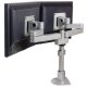 Innovative 9120-S-12 Dual Side By Side 12" Pole Mount Arm folds into 3" of space