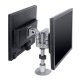 Innovative 9163-S-12 Dual Side By Side 12" Poll Mount Arm instantly repositions monitors as your needs change