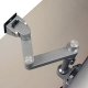 Top view of Innovative 9114-S-12 Euro Series Articulating LCD Pole Mount Arm with 12" Pole and 14" Extended Reach
