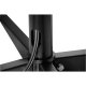 Cable Management of Peerless FPZ-640 Pratico Portable Flat Panel Stand up to 42 inch Screens and 110 lbs Capacity