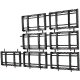 Peerless DS-VW765-LAND Full Service Video Wall Mount for 40 to 65 inch Displays up to 125 lbs