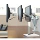 Reach of Workrite WA1000-C-S or WA1000-G-S Willow LCD Monitor Arm for Lighter Monitors (1-14 lbs)