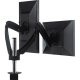 Chief K1C200B KONTOUR Dynamic Column Desk Clamp Mount for Dual Monitors