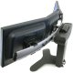 Side View of Ergotron 33-296-195 LX Triple Display Lift Stand
