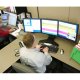 Inused image of Ergotron 33-296-195 LX Triple Display Lift Stand