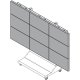Peerless DS-VWC655-3x3 Digital Signage Video Wall Cart for 3x3 Configuration