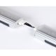 Daisy chain cables use snap-lock fittings for sturdy connections
