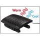 heat or cool Fan provides safe even heat or adjustable cooling airflow