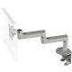 Humanscale M8 Monitor Arm with Two Piece Clamp Mount with Base, Fixed Straight Link/Fixed Straight Link, Standard Ball Joint