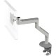 Humanscale M8 Monitor Arm with Two Piece Clamp Mount with Base, Fixed Angled Link/Fixed Straight Link, Standard Ball Joint 