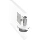 Humanscale M8 Monitor Arm with Bolt-Through Mount with Base, Standard Ball Joint 
