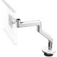 Humanscale M8 Monitor Arm with Bolt-Through Mount with Base, Fixed Angled Link/Fixed Straight Link, Standard Ball Joint 