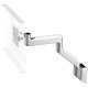 Humanscale M8 Monitor Arm with Universal Slatwall Mount, Fixed Sngled Link/Fixed Straight Link, Standard Ball Joint 