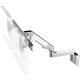 M8SW2C with Universal Slatwall Mount, White, Fixed Straight Link/Dynamic Link