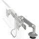 M8BS5H with Bolt Through Mount with Base, Silver, Dynamic Link only