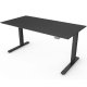 Float with black base color, removable, 2448 - 24" deep by 48" wide top, black top finish, knife top edge