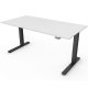 Float with black base color, removable, 2448 - 24" deep by 48" wide top, platinum top finish, knife top edge