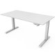 Float with black base color, mounted, 2466 - 24" deep by 66" wide top, platinum top finish, knife top edge