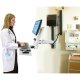 Ergotron 45-252-216 StyleView HD Combo System with Small CPU Holder up to 24" LCD LED size