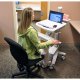 Ergotron SV41-41001 StyleView EMR Notebook Laptop Computer Cart, NonPowered