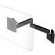 M2SB3S - M2 with Universal slatwall mount, Fixed straight link/Fixed straight link, black