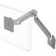 M2HS1S - M2 with Direct Hardwall Mount, Fixed Angled Link/Dynamic Link, Silver