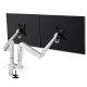 Clamp to desk edge, grommet or bolt through desk