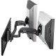 Chief K1S200 KONTOUR Dynamic Slat Wall Mount, Dual Monitor