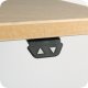 SIS Move Electric Single Surface 120 Degree Corner V-Base Height Adjustable Table / Desk