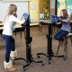 Stand or sit with Ergotron 24-458-200 LearnFit