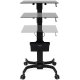 Height adjustability of Ergotron 24-458-200 LearnFit