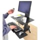 Ergotron 33-342-200 with Worksurface (sold separately)