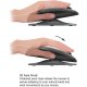 Smartfish ErgoMotion M2218B Wireless Ergonomic Laser Mouse