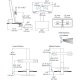 Technical drawing of Sit-Stand Workstation Ergotron 33-341-200