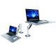 High and low position of ergotron 24-408-227 WorkFit-P